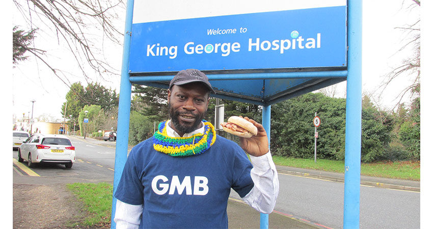 King George Hospital Breakfast man reinstated