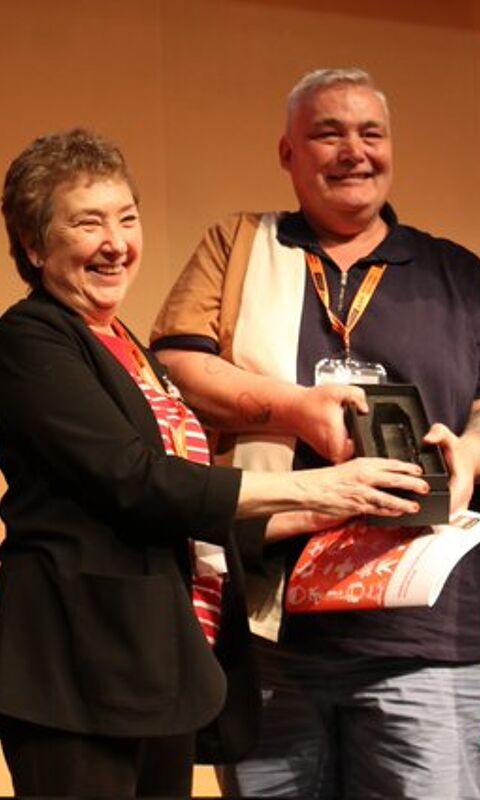 London Region's Simon Wilde awarded the GMB Mary MacArthur Award for Health and Safety